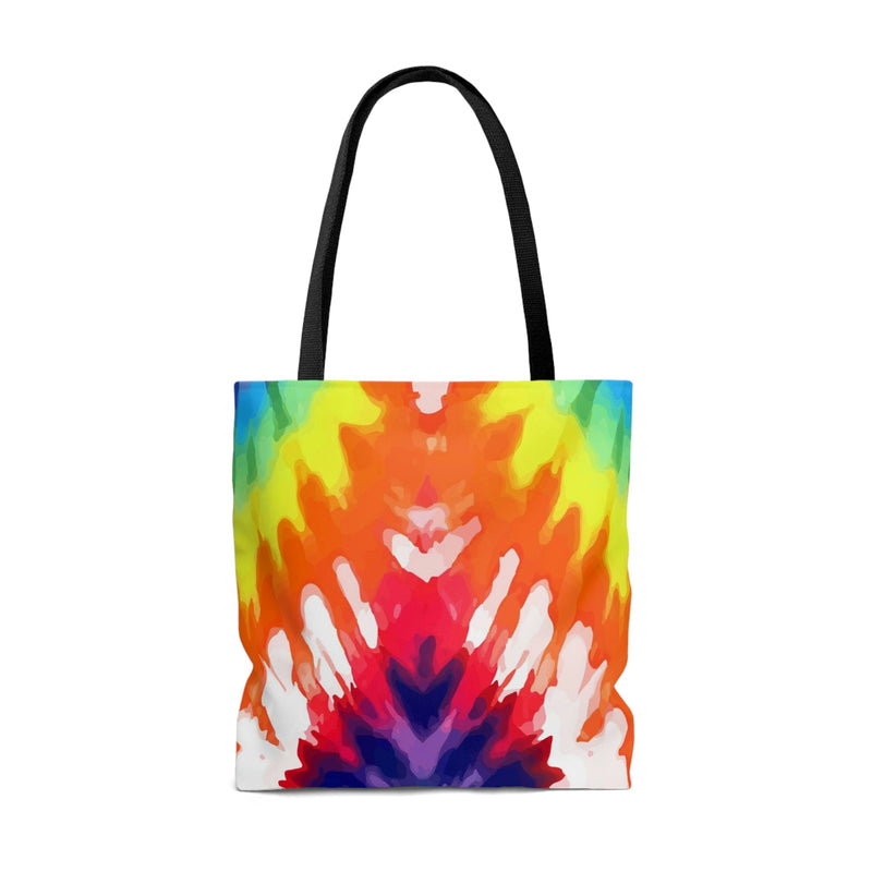 Large Tote Bag - Psychedelic Rainbow Tie Dye