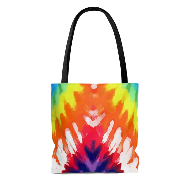 Large Tote Bag - Psychedelic Rainbow Tie Dye