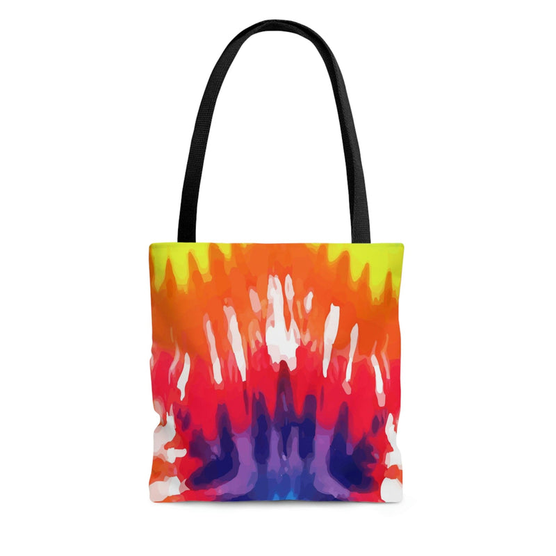 Large Tote Bag - Psychedelic Rainbow Tie Dye